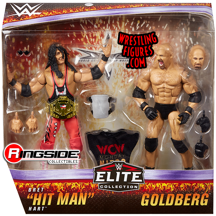 Renaissance Seminarie Dronken worden Goldberg & Bret Hart - WWE Elite 2-Pack WWE Toy Wrestling Action Figures by  Mattel!