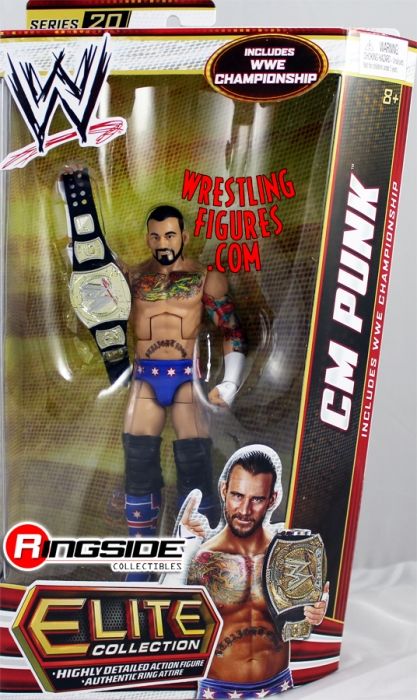 Figuras Wwe Mattel Elite Cm Punk & A.j. Lee