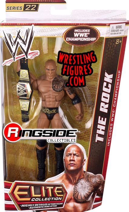 The Rock Wwe Elite 22 Ringside Collectibles