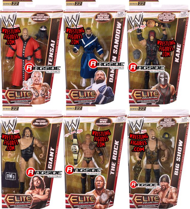 WWE Elite 22 - Complete Set of 6 | Ringside Collectibles