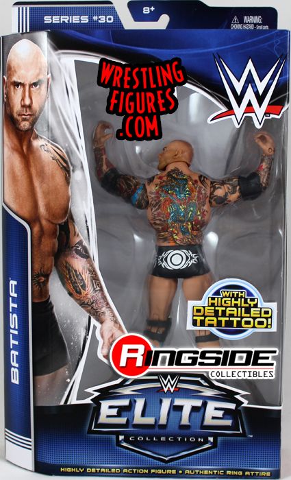 Batista- WWE Elite 30 WWE Toy Wrestling Action Figure by Mattel