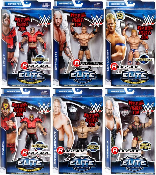 WWE Elite 30 - Complete Set of 6 | Ringside Collectibles