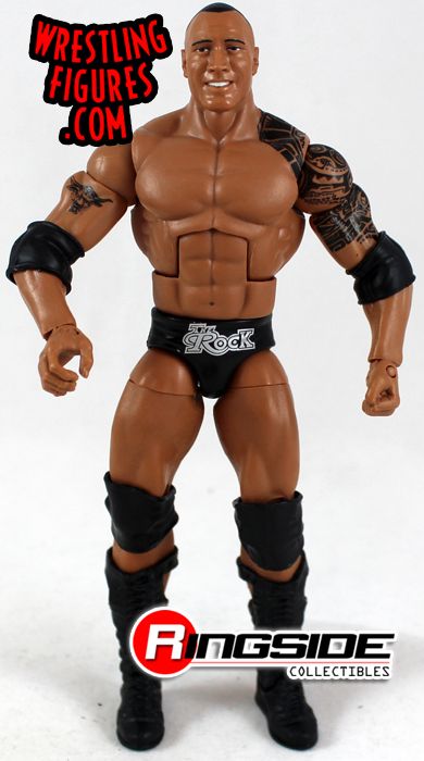 wwe the rock elite collection action figure