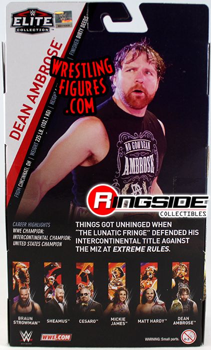 Wrestling Dean Ambrose WWE Mattel Elite Collection Series # 58