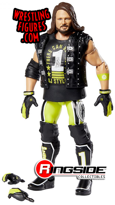 wwe elite 74 aj styles