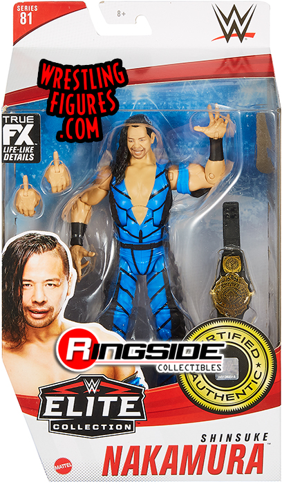 Shinsuke Nakamura Blue Gear Wwe Toy Wrestling Action Figure By Mattel