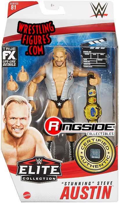 Stunning Steve Austin (Stone Cold) - WWE Elite 81 WWE Toy Wrestling ...
