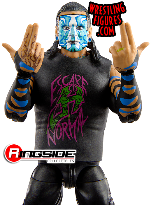 Jeff Hardy Blue Face Paint Wwe Elite 84 Wwe Toy Wrestling Action Figure By Mattel