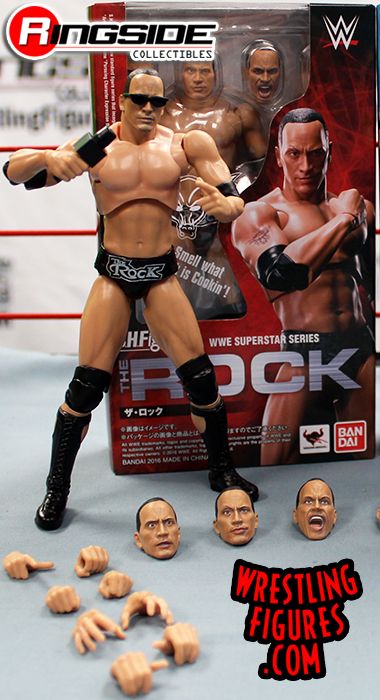 The Rock - WWE S.H. Figuarts WWE Toy Wrestling Action Figure by