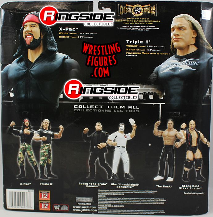 WWE Classic Superstars - X-Pac & triple H WWE Toy Wrestling Action