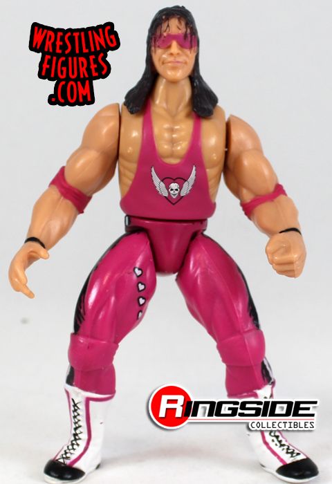 Loose Figure - Bret Hart (Pink) - WWF Superstars