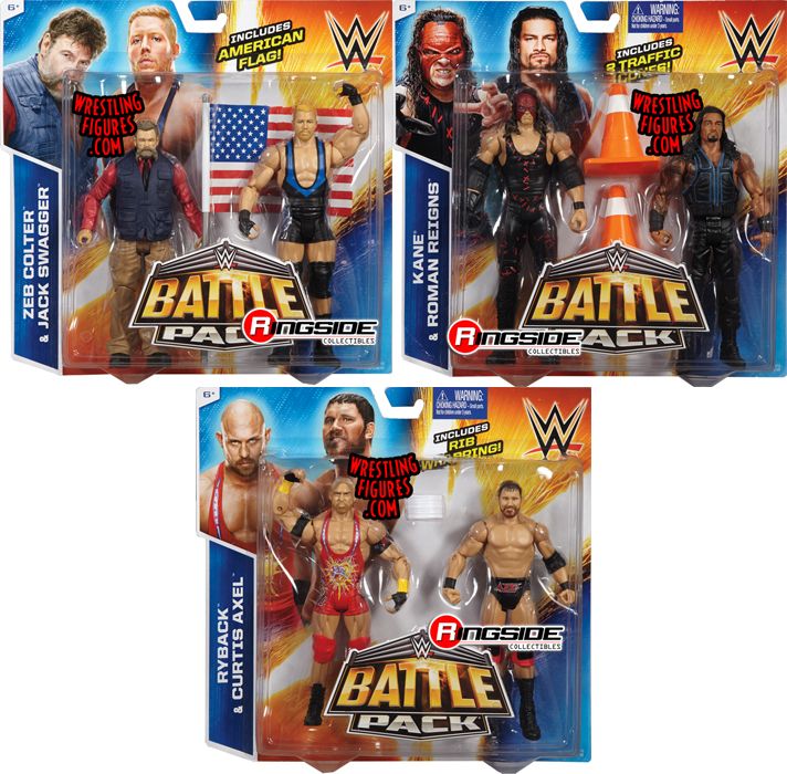 WWE Battle Packs 35 - Complete Set of 3 - WWE Battle Packs 35 WWE 