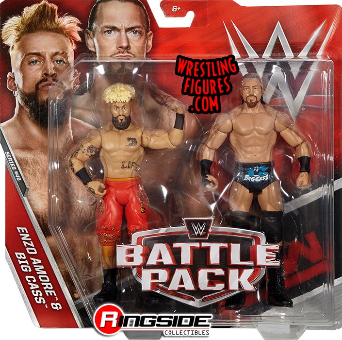Enzo Amore Big Cass Wwe Battle Packs 45 Wwe Toy Wrestling Action Figures By Mattel