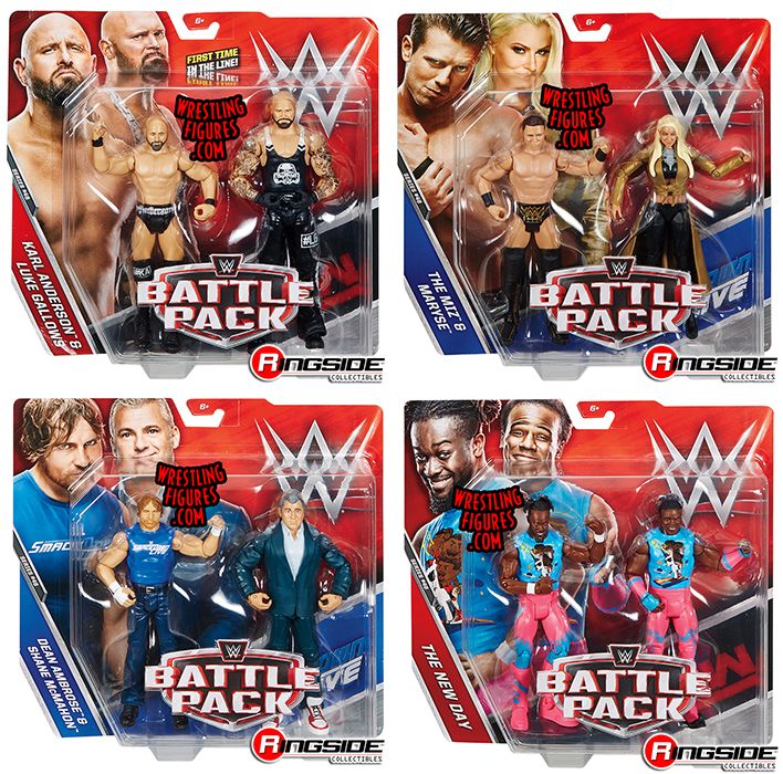 WWE Battle Packs 46 Toy Wrestling Action Figures by Mattel This