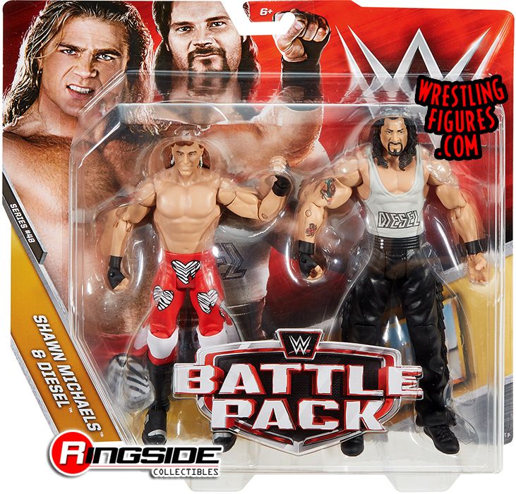cerca Rápido Aproximación Shawn Michaels & Diesel (2 Dudes with Attitudes) - WWE Battle Packs 48 WWE  Toy Wrestling Action Figures by Mattel!