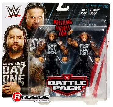 the usos wwe battle packs 52 toy wrestling action figures