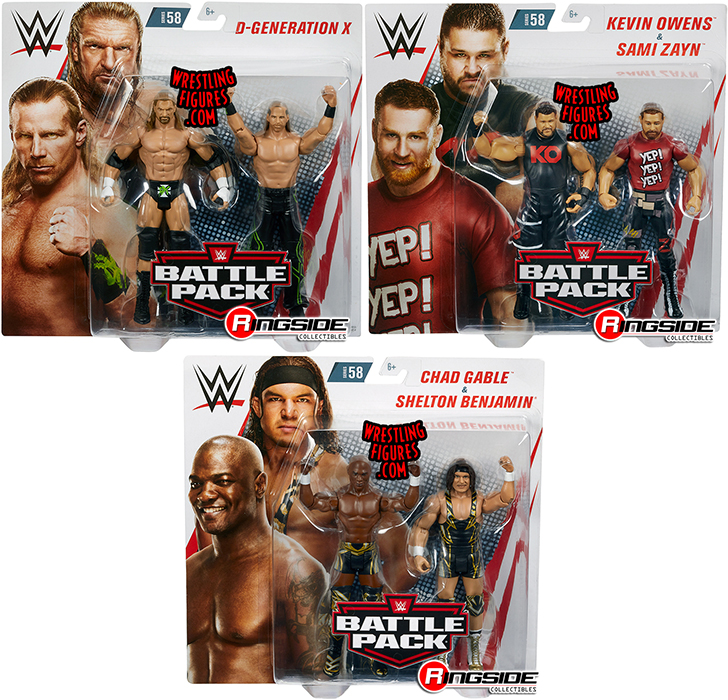 WWE Battle Packs 58 Toy Wrestling Action Figures by Mattel! This set ...