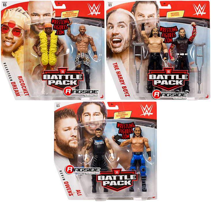 WWE Battle Packs 65 Toy Wrestling Action Figures by Mattel! This set ...