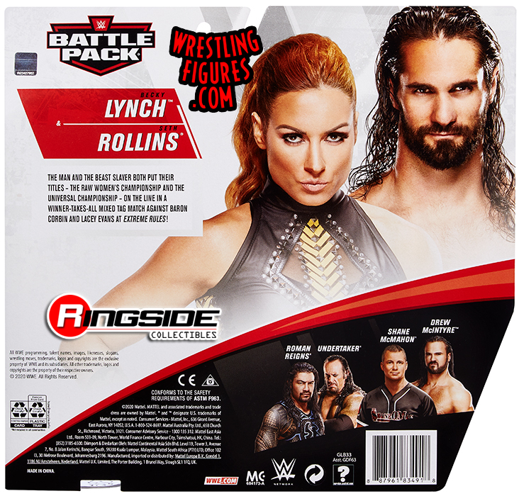 becky lynch and seth rollins action figures