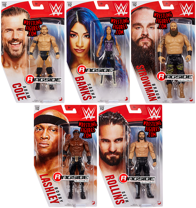 WWE Series 112 Toy Wrestling Action Figures by Mattel! This set ...