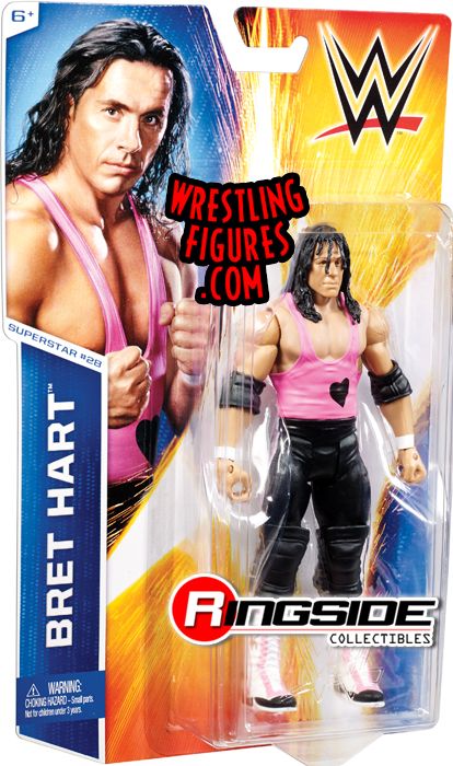 Bret Hart - WWE Series 49 WWE Toy Wrestling Action Figure by Mattel