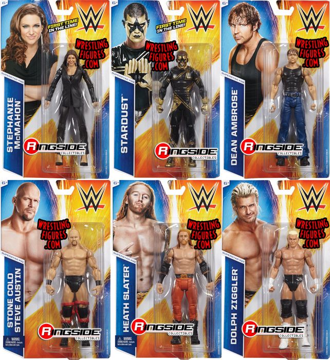 WWE Series 51 - Complete Set of 6 WWE Toy Wrestling Action Figures 