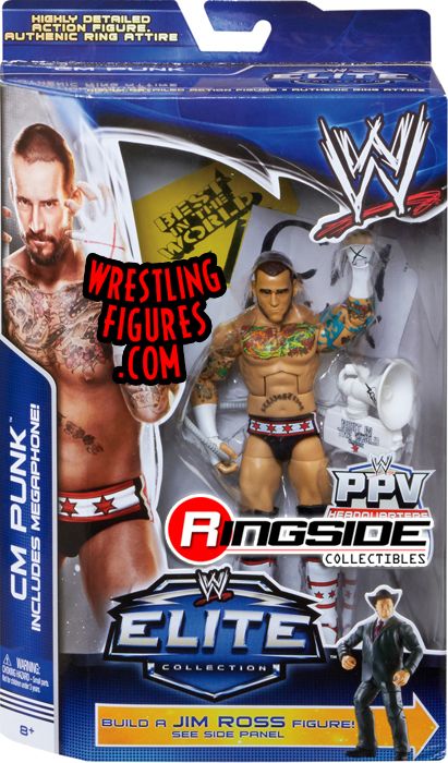 CM Punk (w/ Megaphone) - 2014 Best of PPV Elite Exclusive WWE Toy 