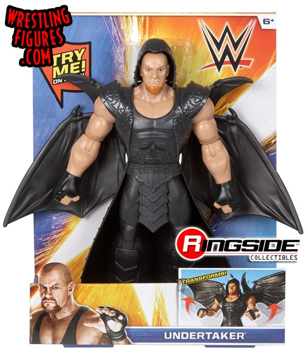 Undertaker - WWE 12 Inch Figure with Wings WWE Toy Wrestling Action