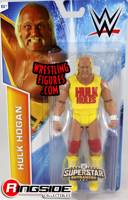 Hulk Hogan with Painted Shirt - Superstar Entrances Exclusive WWE Toy ...
