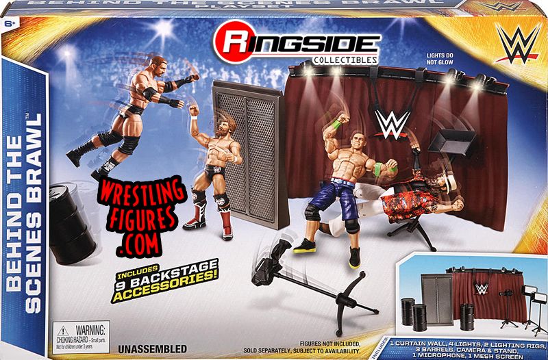 Behind the Scenes Brawl - Accessory Playset for WWE Toy ...