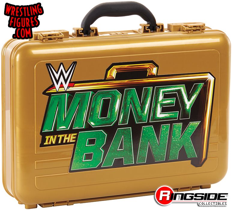 Money In the Bank - WWE Carrying Case Toy Wrestling Action Figures Accessory  by Mattel!