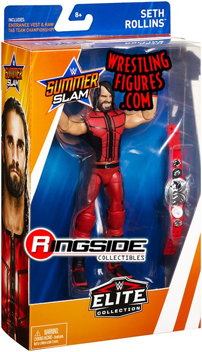 wwe summerslam elite collection seth rollins action figure