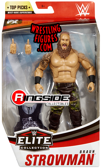Braun Strowman Wwe Elite Top Picks Wwe Toy Wrestling Action Figure By Mattel