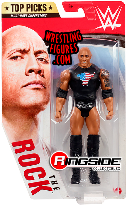 The Rock Wwe Series Top Picks Wwe Toy Wrestling Action Figure By Mattel
