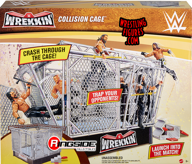 wwe wrestling ring with cage