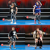 New Japan Pro Wrestling Series 1 by Super 7! This set includes 