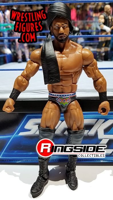wwe smackdown live main event ring with jinder mahal figure