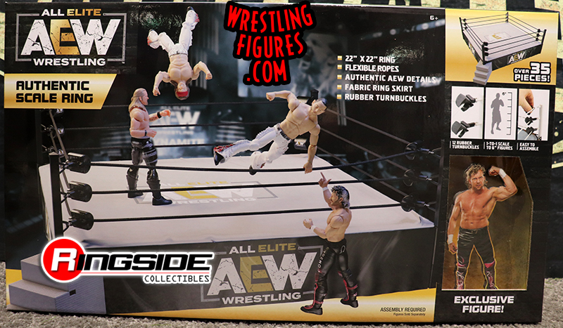 AEW Authentic Scale Ring Playset (w/ Kenny Omega) - Ringside Exclusive