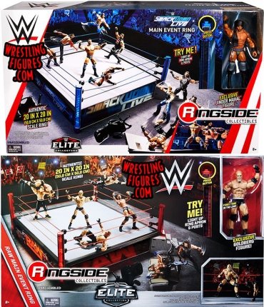 Wwe Smackdown Live Ring Wrestling Toy Playset Sports Toys & Hobbies