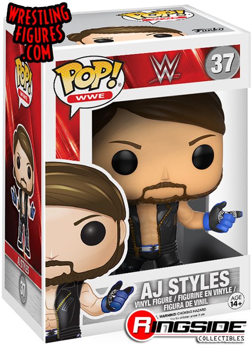 AJ Styles - WWE Pop Vinyl WWE Toy Wrestling Action Figure by Funko!