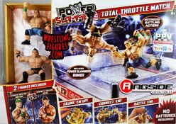 WWE Power Slammers - Total Throttle Playset w/ John Cena & The Miz