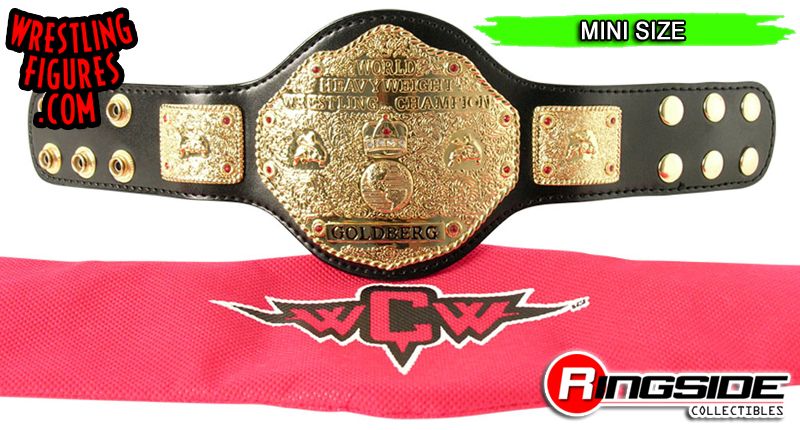Wcw World Heavyweight Mini Size Replica Belt Ringside Collectibles