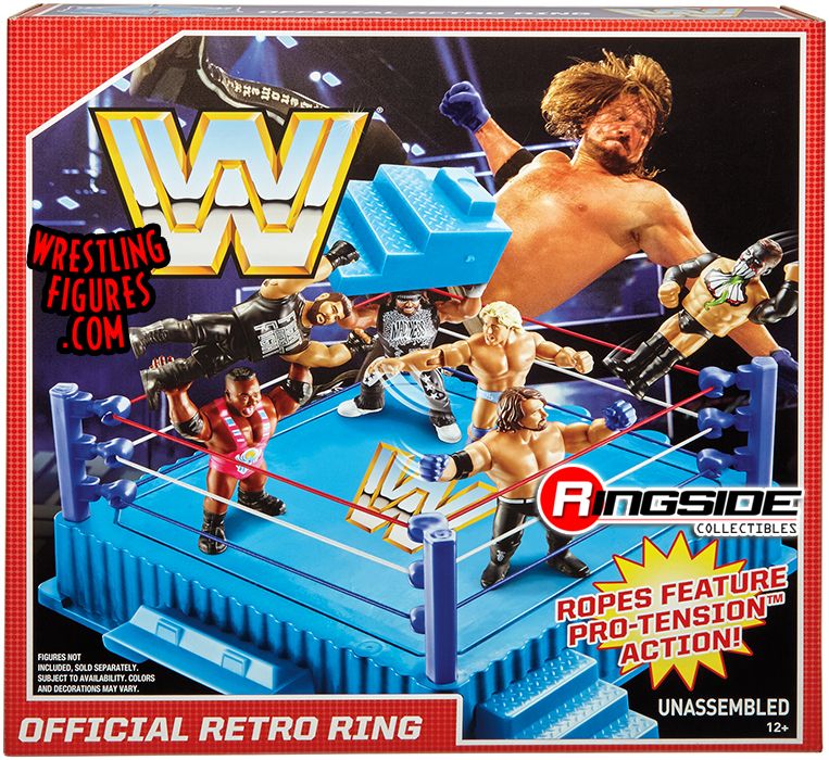 Mattel!WWE Retro Ring Playset 