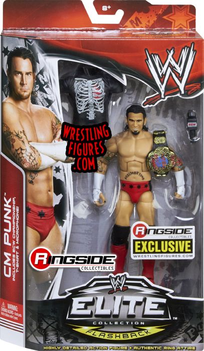 ECW CM Punk Ringside Collectibles Exclusive WWE Wrestling Toy
