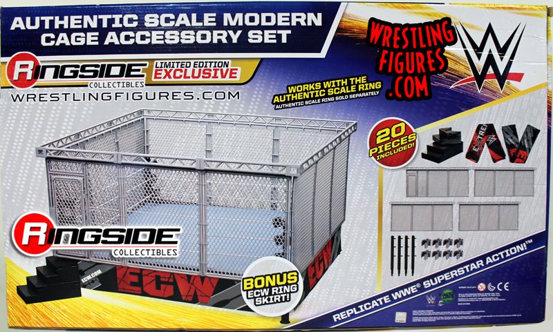 wwe action figure steel cage