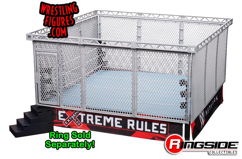 wwe action figure steel cage
