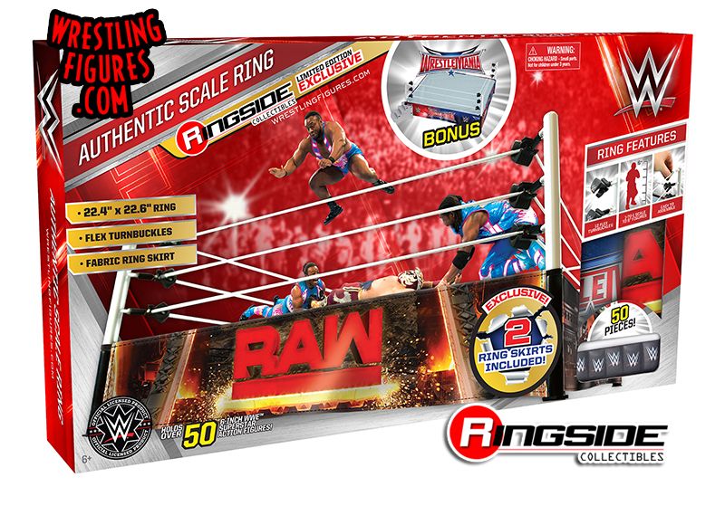 wwe raw authentic scale ring