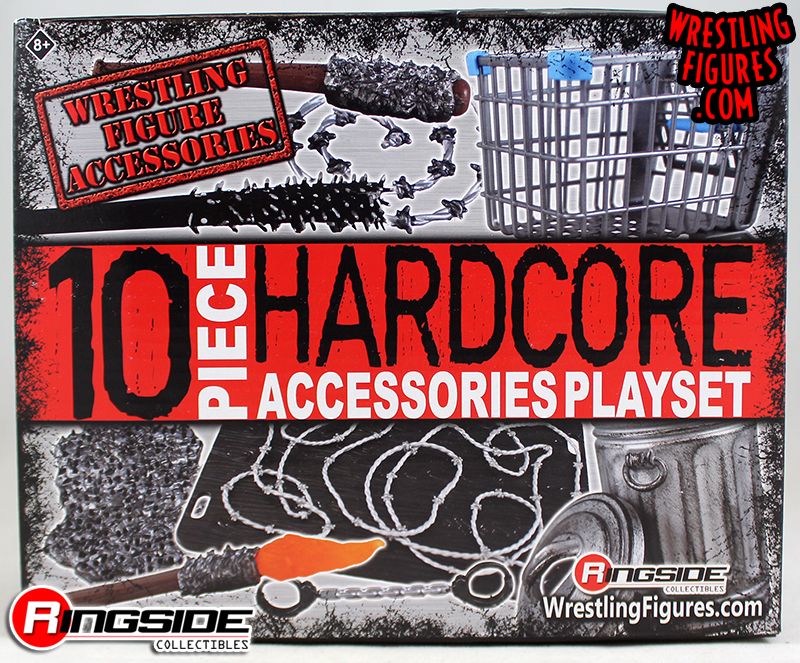 10-Piece Hardcore Accessories Playset - Ringside Collectibles Exclusive  Wrestling Figure Accessories for your Toy Wrestling Action Figures!