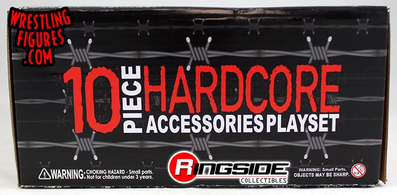 10-Piece Hardcore Accessories Playset - Ringside Collectibles