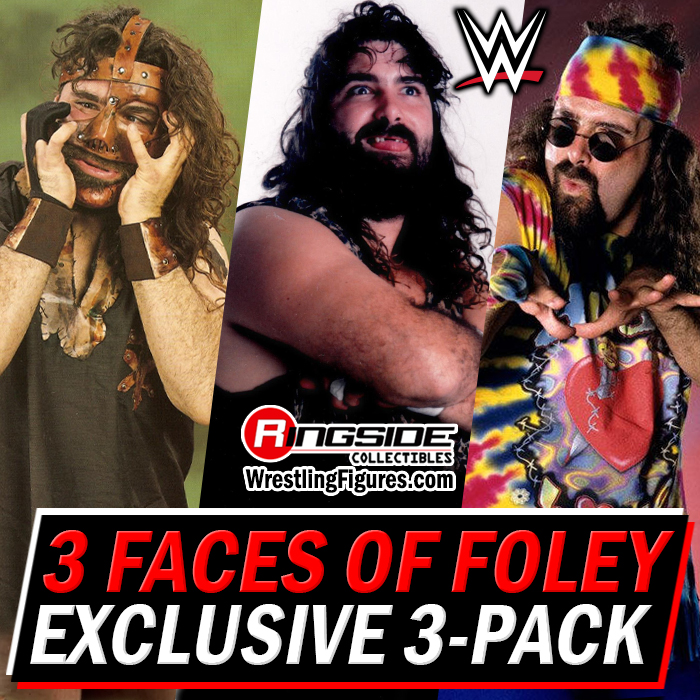 Shop (3 Faces of Foley) WWE Elite 3-Pack Ringside Exclusive